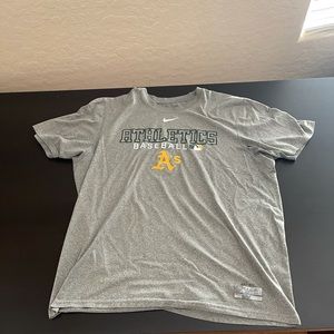 Nike Oakland Athletics Dri-Fit shirt.